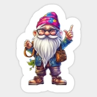 Hippie Gnome #8 Sticker